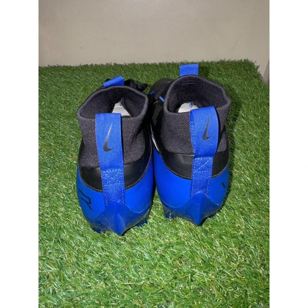 Mens 13.5 Nike Air Vapor Edge Pro 360 2 TB Football Cleats Black Blue FN7759-009